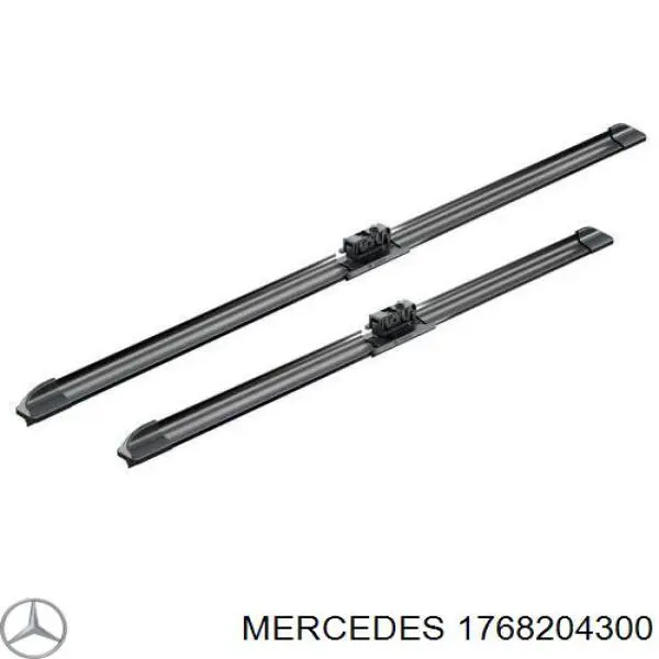 Do koszyka A176820430090 Mercedes Pióro wycieraczki szyby przedniej, zestaw (2 szt.)