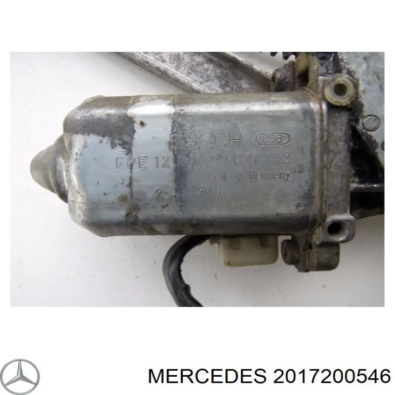 Do koszyka 2017200546 Mercedes Mechanizm podnoszenia szyby drzwi przednich lewych