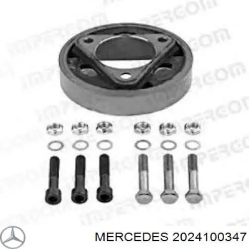 Przegub elastyczny (wg kodów 124 411 00 15, 03918) Mercedes 2024100347 cena, od 167,58 USD