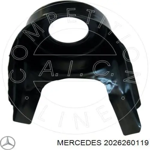 A2026260119 Mercedes gniazdo sprężyny przedniej