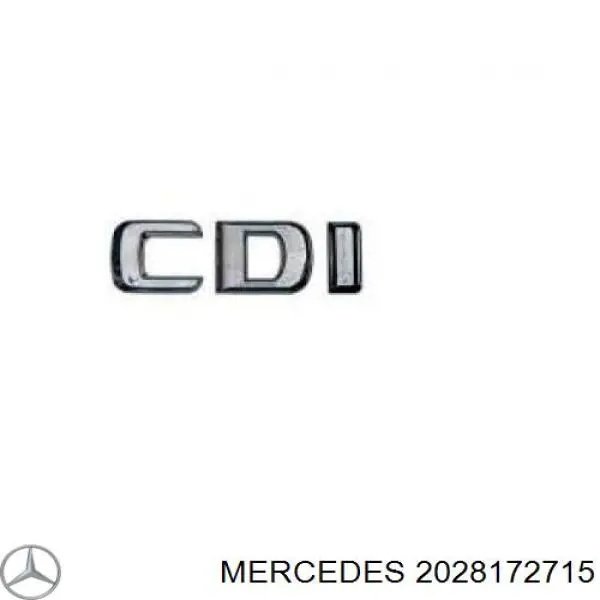 Emblemat na klapę bagaznika (znaczek firmowy) do Mercedes E  S124
