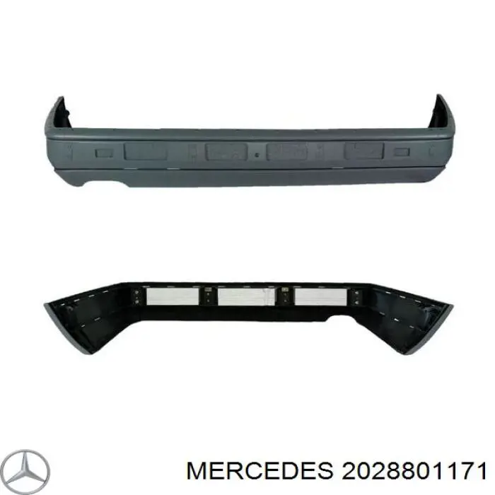 Zderzak tylny do Mercedes C  W202