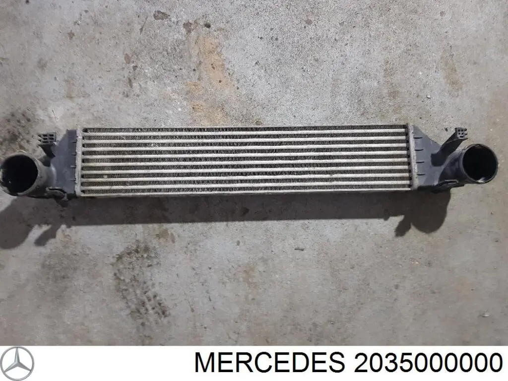 Do koszyka 2035000000 Mercedes Chłodnica intercoolera