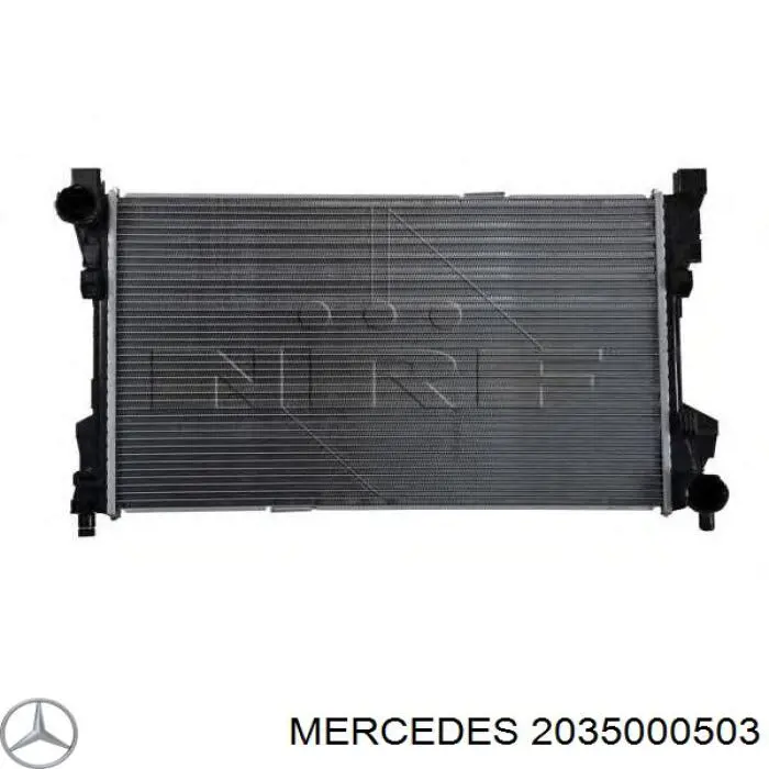 Chłodnica silnika Mercedes 2035000503 cena, od 127,23 USD