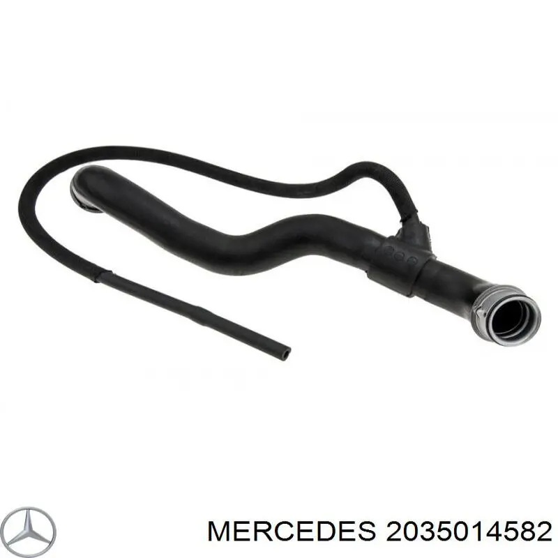 Przewód (króciec) chłodnicy górny Mercedes 2035014582 cena, od 31,23 USD