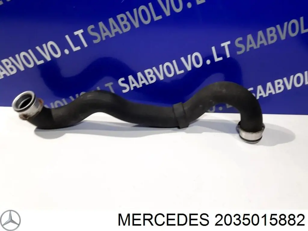 Do koszyka 2035015882 Mercedes Przewód (króciec) chłodnicy górny