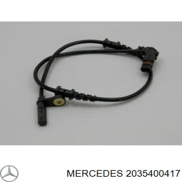 Czujnik ABS przedni Mercedes 2035400417 cena, od 15,92 USD