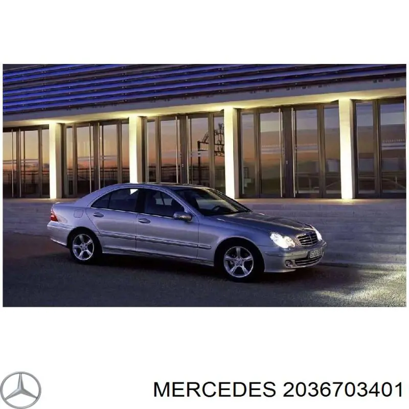 2036703401 Mercedes szyba przednia