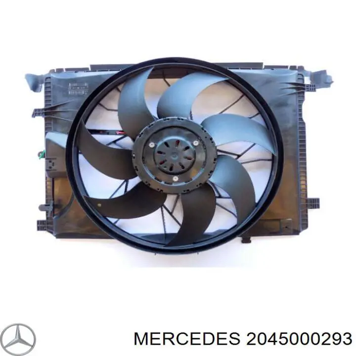 Dyfuzor chłodnicy, w komplecie z silnikiem i wirnikiem Mercedes 2045000293 cena, od 370,51 USD