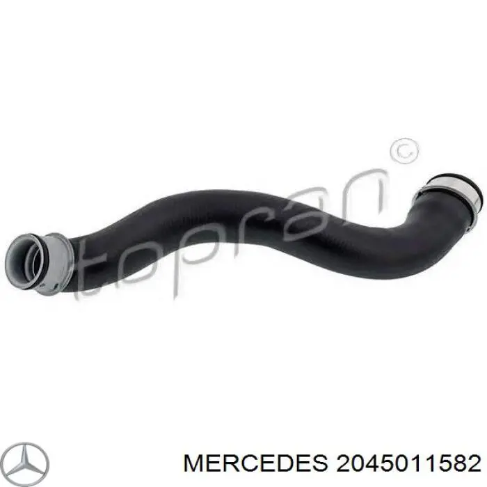 2045011582 Mercedes Przewód (króciec) chłodnicy górny