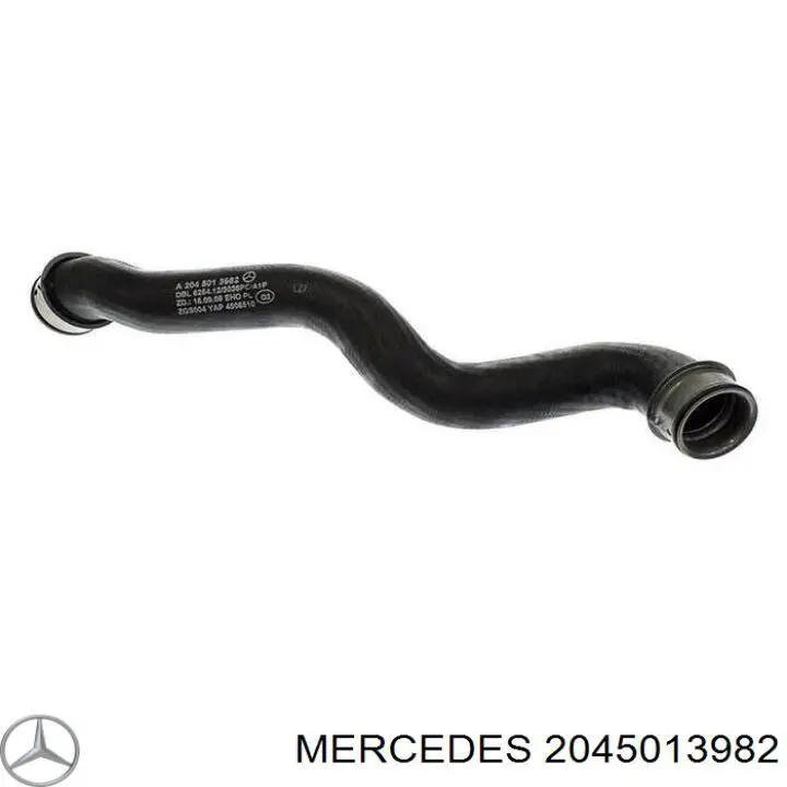 2045013982 Mercedes Przewód (króciec) chłodnicy górny