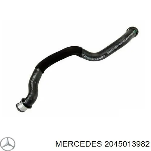 Przewód (króciec) chłodnicy górny Mercedes 2045013982 cena, od 27,21 USD