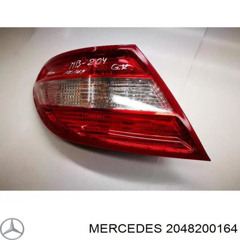 Lampa zespolona tylna lewa Mercedes 2048200164 cena, od 120,52 USD