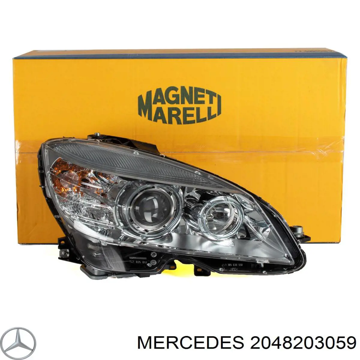 Do koszyka 2048203059 Mercedes Reflektor prawy