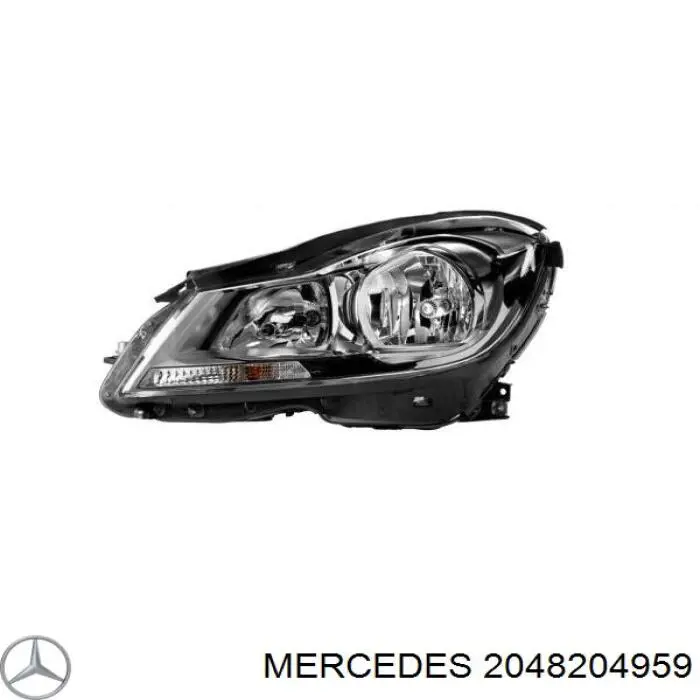 Reflektor lewy Mercedes 2048204959 cena, od 208,44 USD