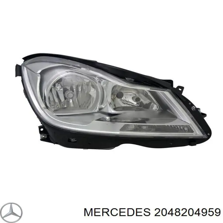 Do koszyka 2048204959 Mercedes Reflektor lewy