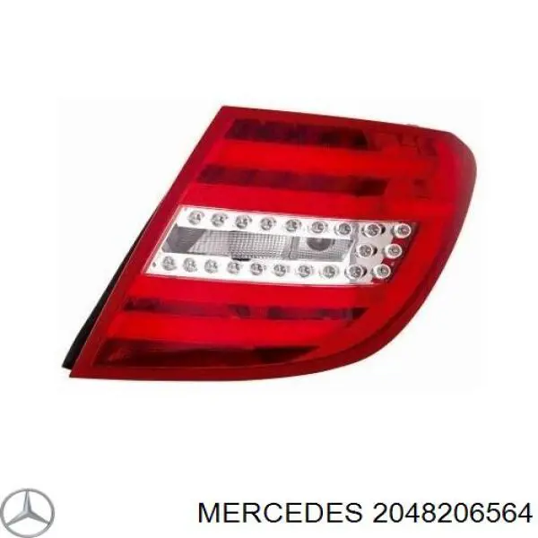 Lampa zespolona tylna prawa Mercedes 2048206564 cena, od 279,82 USD