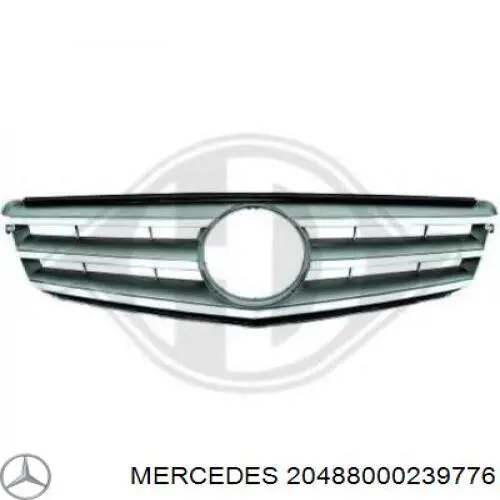 20488000239776 Mercedes Atrapa chłodnicy