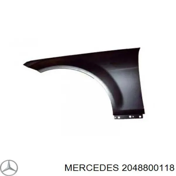 Błotnik przedni lewy Mercedes 2048800118 cena, od 82,45 USD