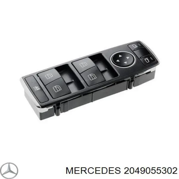 Do koszyka A20490553029107 Mercedes Panel przyciskowy sterowania podnośnikiem szyby przedni lewy