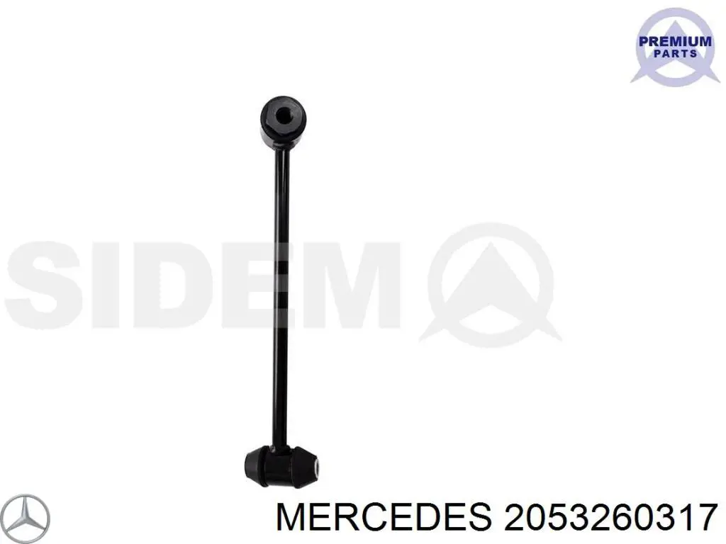 2053260317 Mercedes łącznik stabilizatora tylnego lewy