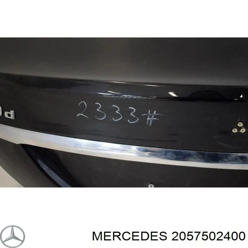 Klapa bagażnika Mercedes 2057502400 cena, od 922,89 USD
