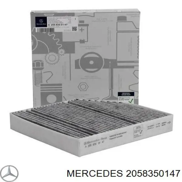Filtr kabiny Mercedes 2058350147 cena, od 13,62 USD