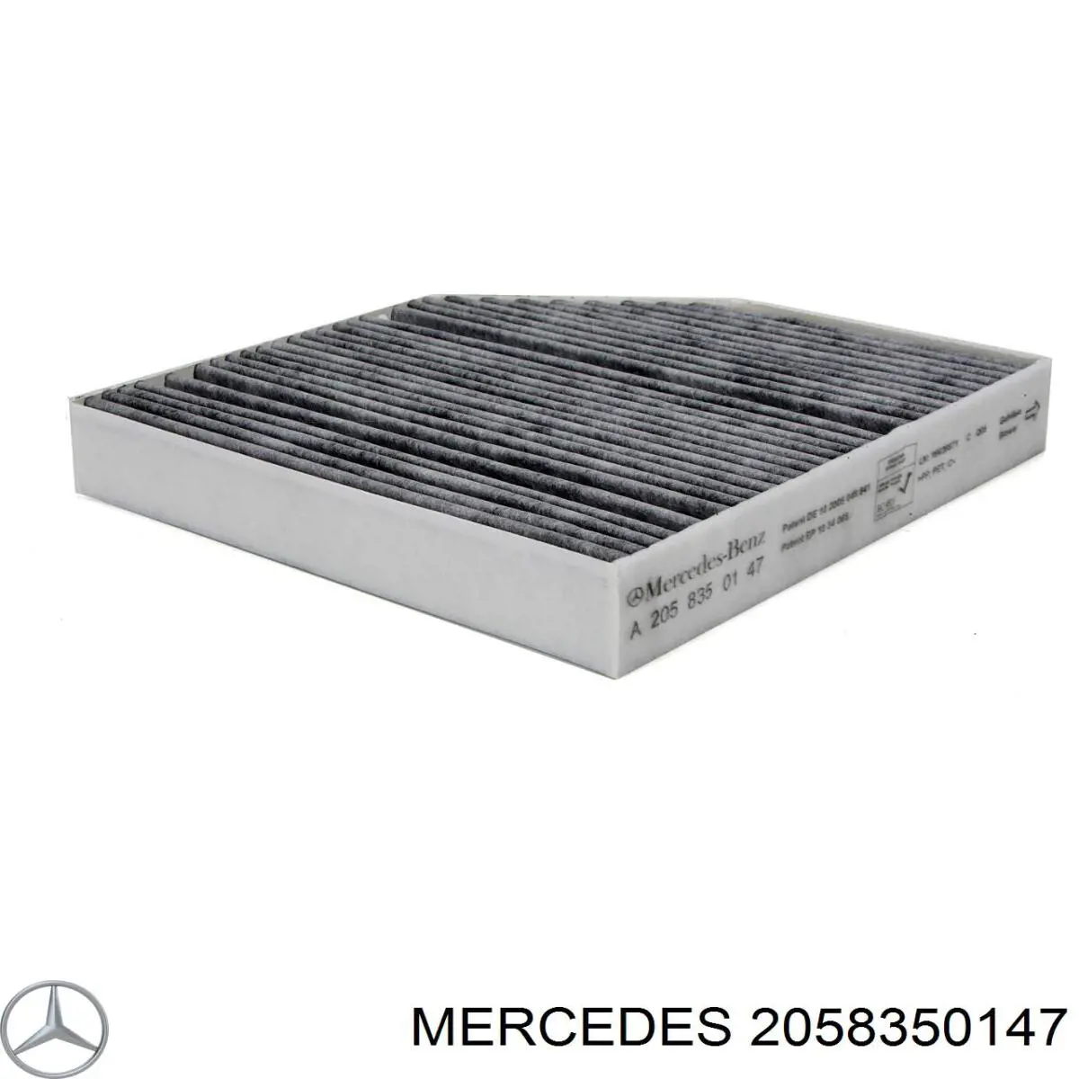 Do koszyka 2058350147 Mercedes Filtr kabiny