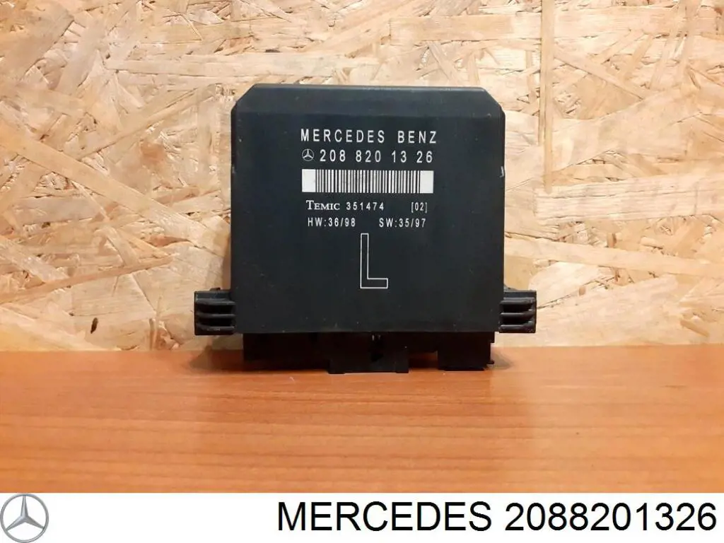 Do koszyka 2088201326 Mercedes Blok komfortu przednich drzwi