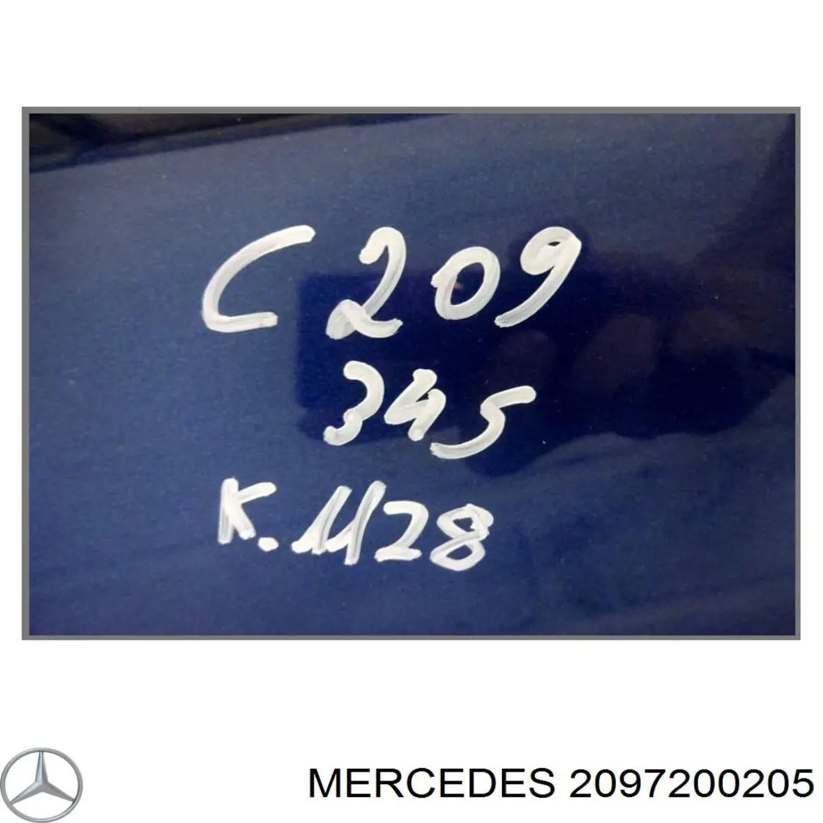 Do koszyka Drzwi przednie prawe Mercedes CLK  C209