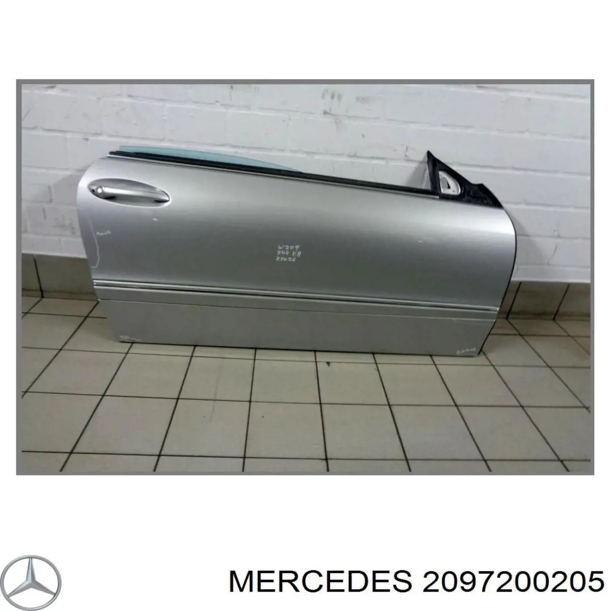 Drzwi przednie prawe Mercedes CLK coupe (C209) (2002 - 2009) cena, od  