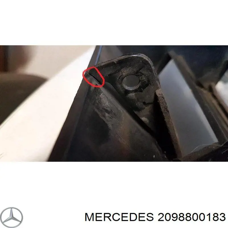 Atrapa chłodnicy do Mercedes CLK  C209