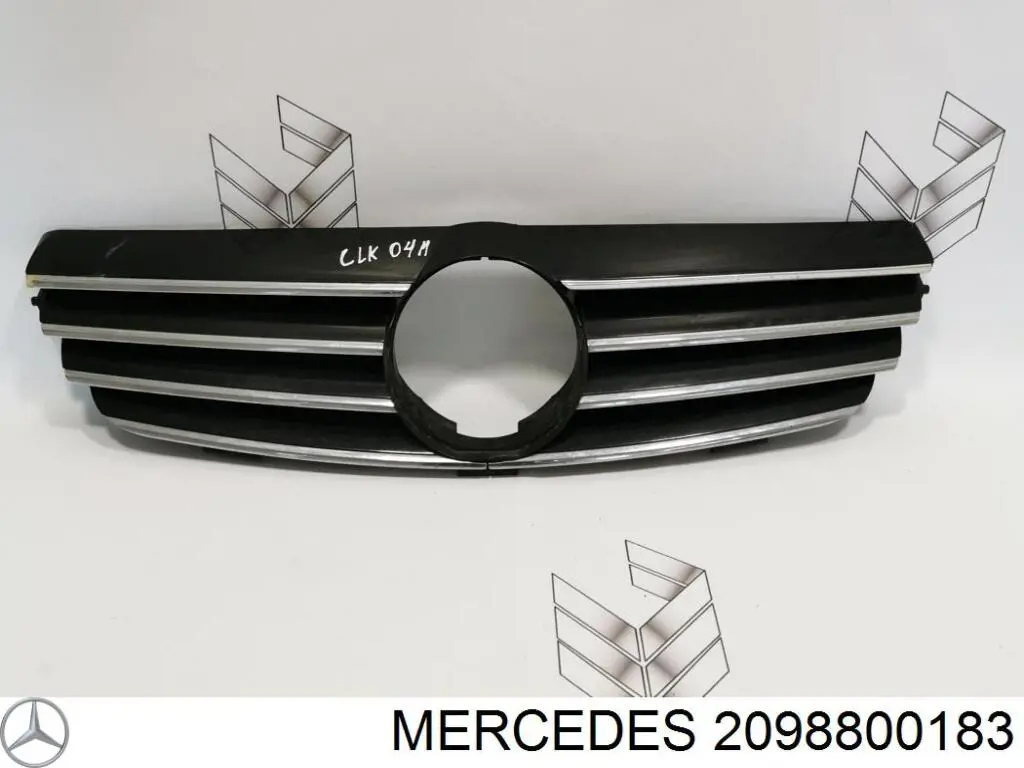 Atrapa chłodnicy Mercedes CLK coupe (C209) (2002 - 2009) cena, od  