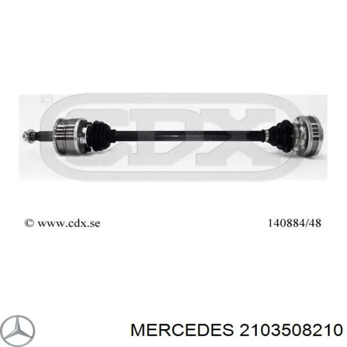 2103508210 Mercedes Półoś tylna