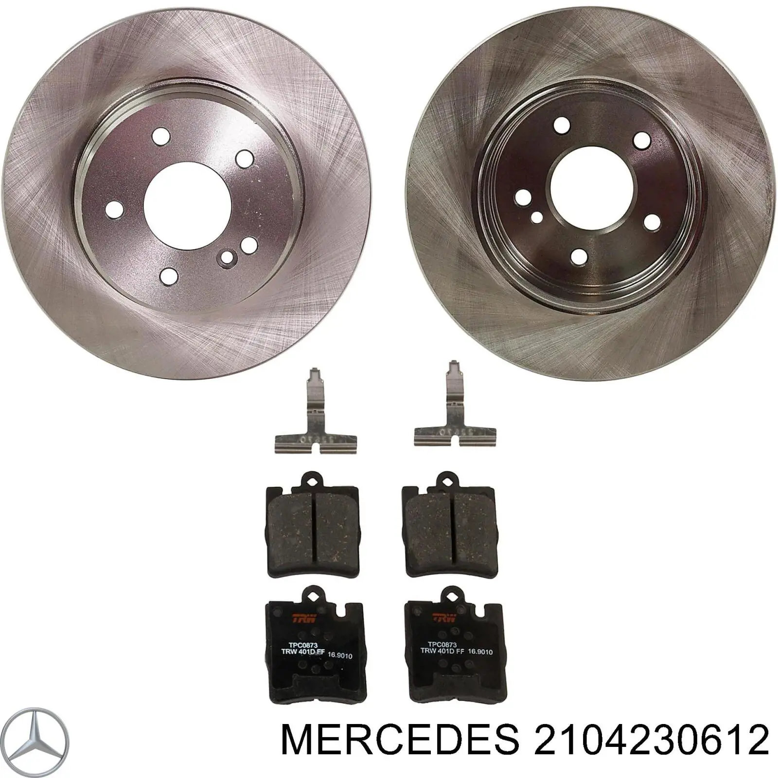 Tarcza hamulcowa tylna Mercedes 2104230612 cena, od 42,69 USD