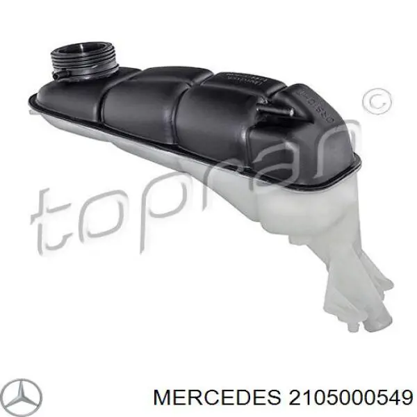 Zbiorniczek wyrównawczy układu chłodzenia Mercedes 2105000549 cena, od 45,97 USD