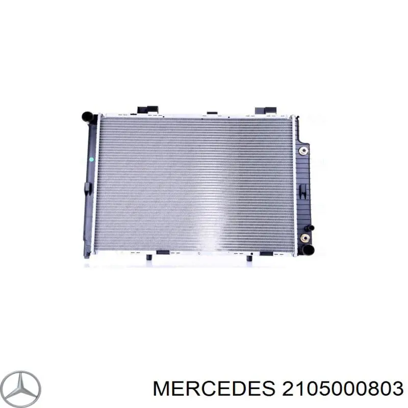 Do koszyka 2105000803 Mercedes Chłodnica silnika