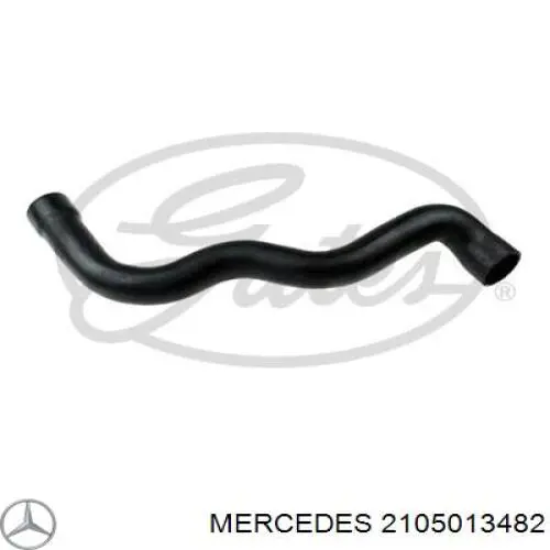 Przewód (króciec) chłodnicy górny Mercedes A2105013482 cena, od 54,48 USD
