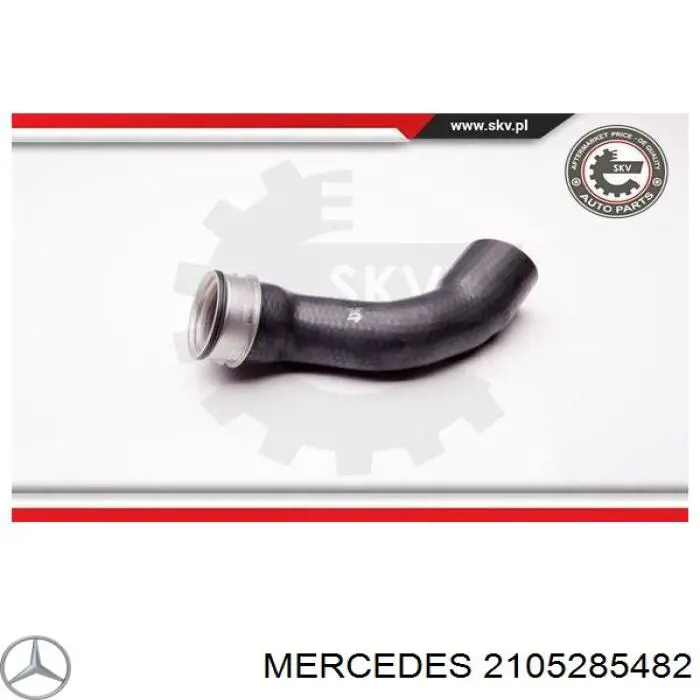 Przewód (króciec) intercoolera Mercedes 2105285482 cena, od 47,81 USD