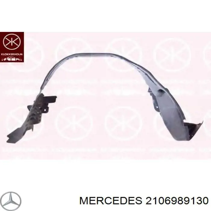Nadkole błotnika przedniego lewe Mercedes A2106989130 cena, od 23,52 USD