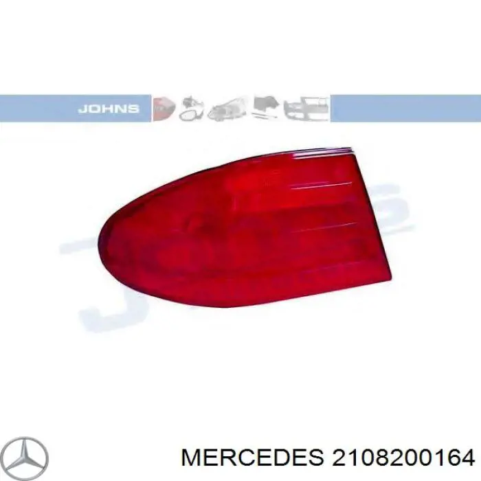 Do koszyka 2108200126 Mercedes Lampa zespolona tylna lewa zewnętrzna