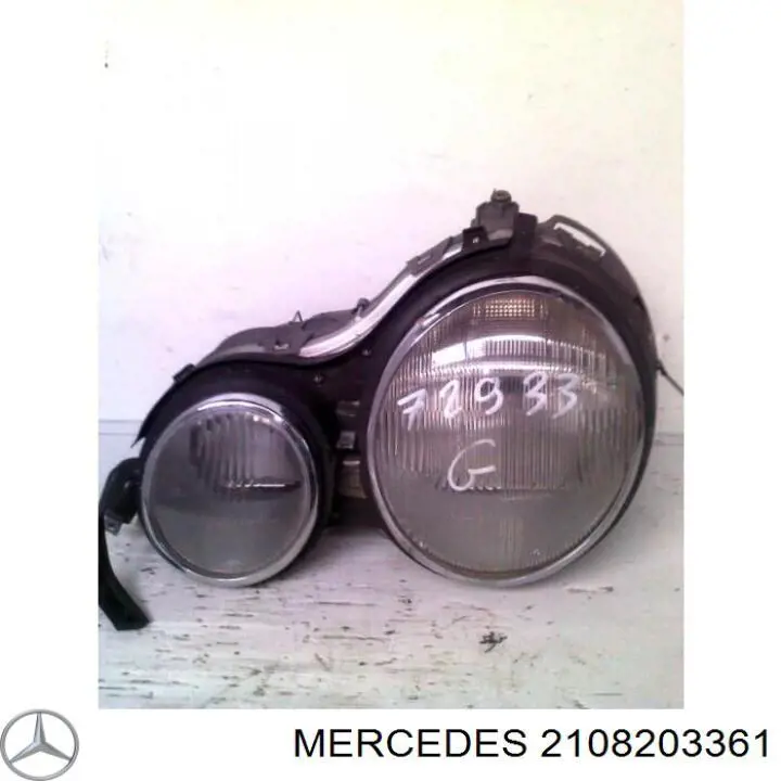 Do koszyka B66809910 Mercedes Reflektor lewy