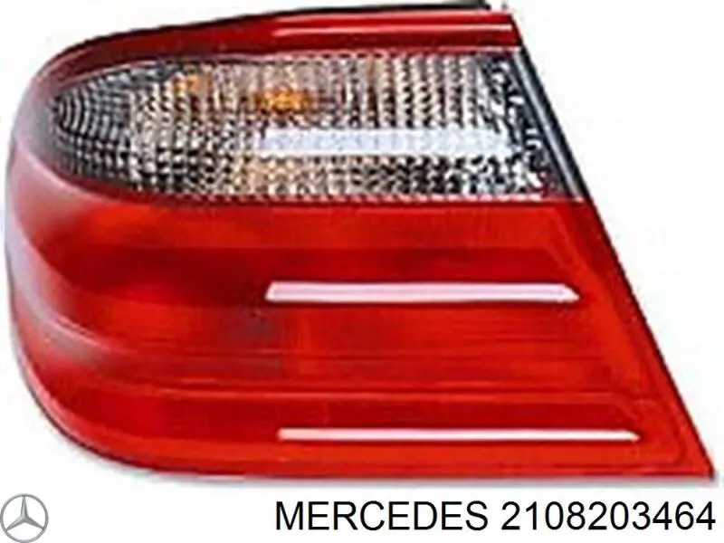 2108203464 Mercedes Lampa zespolona tylna prawa zewnętrzna