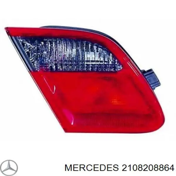 2108208864 Mercedes Lampa zespolona tylna prawa wewnętrzna
