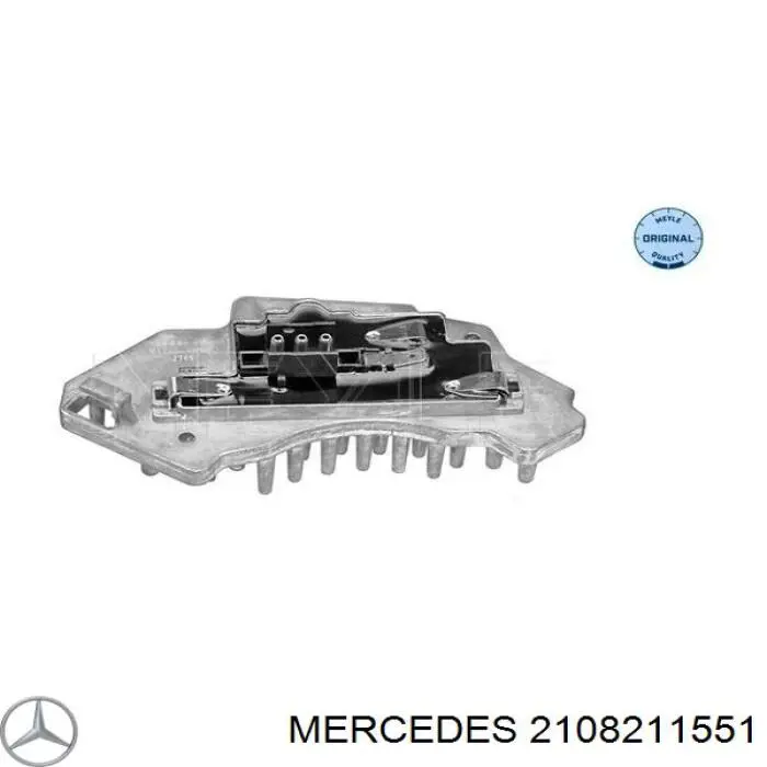 Rezystor wentylatora nagrzewnicy (ogrzewacza kabiny) Mercedes 2108211551 cena, od 56,18 USD