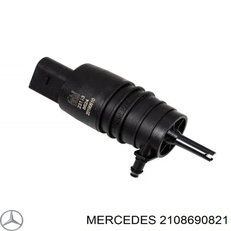 Pompka spryskiwacza szyby przedniej Mercedes 2108690821 cena, od 9,92 USD
