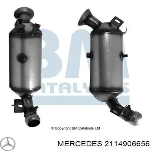 Filtr cząstek stałych układu wydechowego Mercedes E kombi (S211) (2003 - 2009) cena, od 604,68 USD