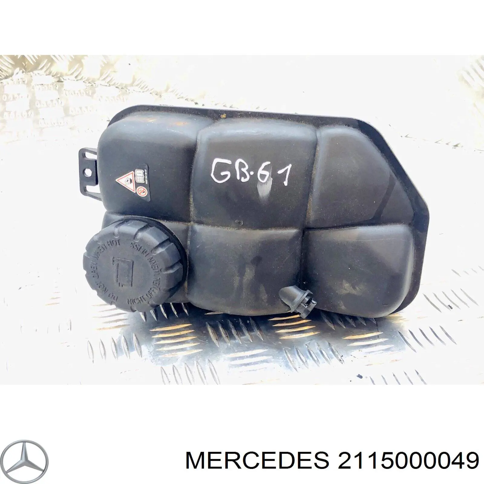 2115000049 Mercedes zbiorniczek wyrównawczy układu chłodzenia