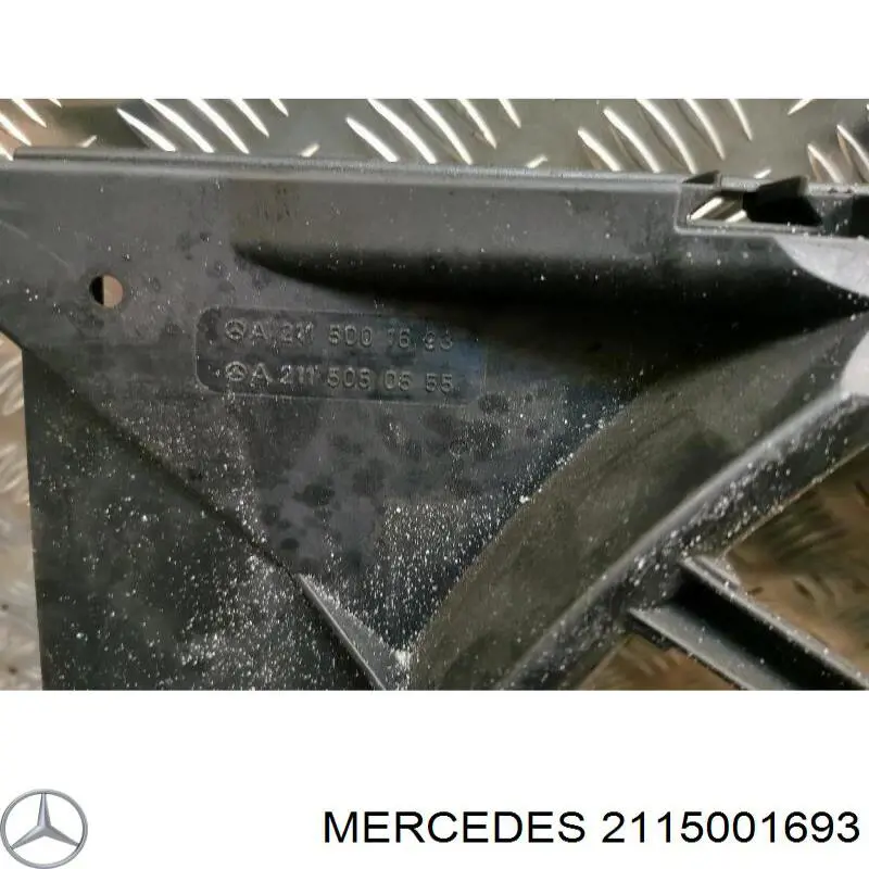 Do koszyka 2115001693 Mercedes Wentylator elektryczny układu chłodzenia, kompletny (silnik+wirnik) prawy