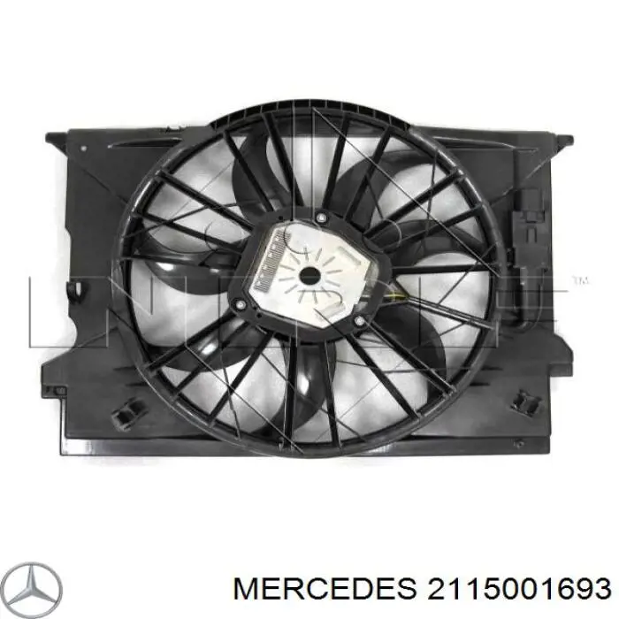 Wentylator elektryczny układu chłodzenia, kompletny (silnik+wirnik) prawy Mercedes 2115001693 cena, od 158,91 USD